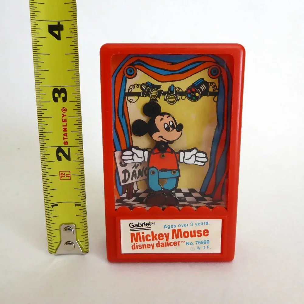 VINTAGE DISNEY DANCER DANCING MICKEY MOUSE HAND HELD INTERACTIVE TOY - Picture 2 of 9